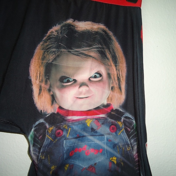 CHUCKY Wanna Play Men's  Play Boxers Underwear Briefs Size-M - Picture 2 of 6